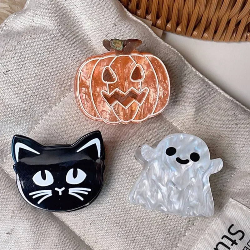 BYL New Halloween Series Pumpkin Cat Ghost Hair Claw Acrylic Material High End Fashion Shark Clip Women's Hair Accessories
BYL New Halloween Series Pumpkin Cat Ghost Hair Claw Acrylic Material High End Fashion Shark Clip Women's Hair Accessories