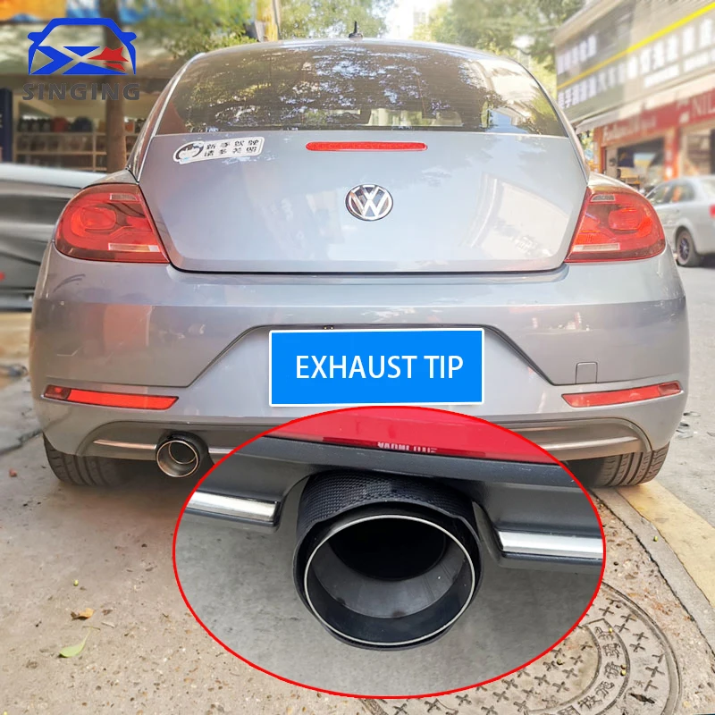 For Volkswagen Beetle 1.2t VW 2012-2018 Car Exhaust Tip Muffler end Pipe Carbon fiber tailpipe cover Auto parts modificaton
For Volkswagen Beetle 1.2t VW 2012-2018 Car Exhaust Tip Muffler end Pipe Carbon fiber tailpipe cover Auto parts modificaton