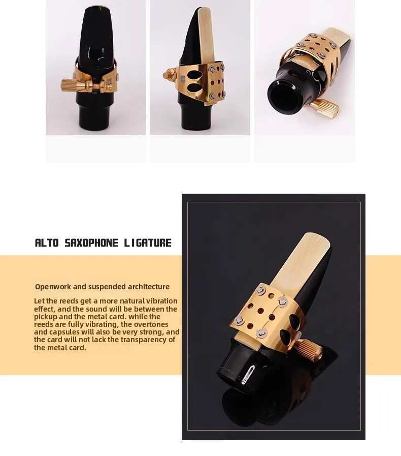 Alto saxophone mouthpiece clip alto reed clamp professional performance bakelite mouthpiece reed clip
Alto saxophone mouthpiece clip alto reed clamp professional performance bakelite mouthpiece reed clip