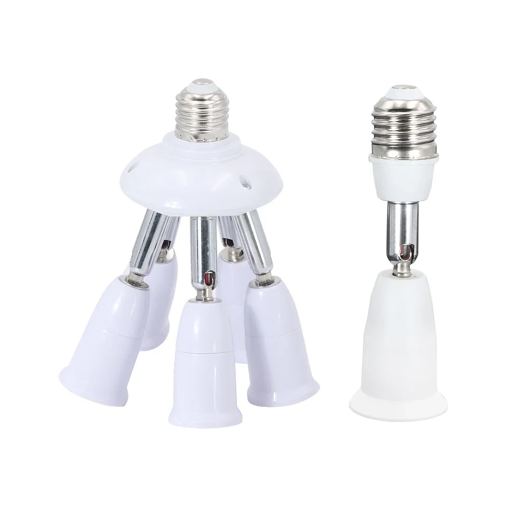 AC E27 Bulb Socket To 1/2/3/4/5 E27 Base Plug Lamp Holder Socket Converters Splitter LED Light Adapter Lamp Lighting Accessories
AC E27 Bulb Socket To 1/2/3/4/5 E27 Base Plug Lamp Holder Socket Converters Splitter LED Light Adapter Lamp Lighting Accessories