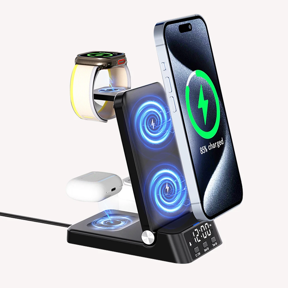 4 in 1 Wireless Charger High Power Wireless For Samsung Phone Watch 15W Fast Charge Earphone For iPhone 16 15 14 13 12 Apple Wat
4 in 1 Wireless Charger High Power Wireless For Samsung Phone Watch 15W Fast Charge Earphone For iPhone 16 15 14 13 12 Apple Wat
