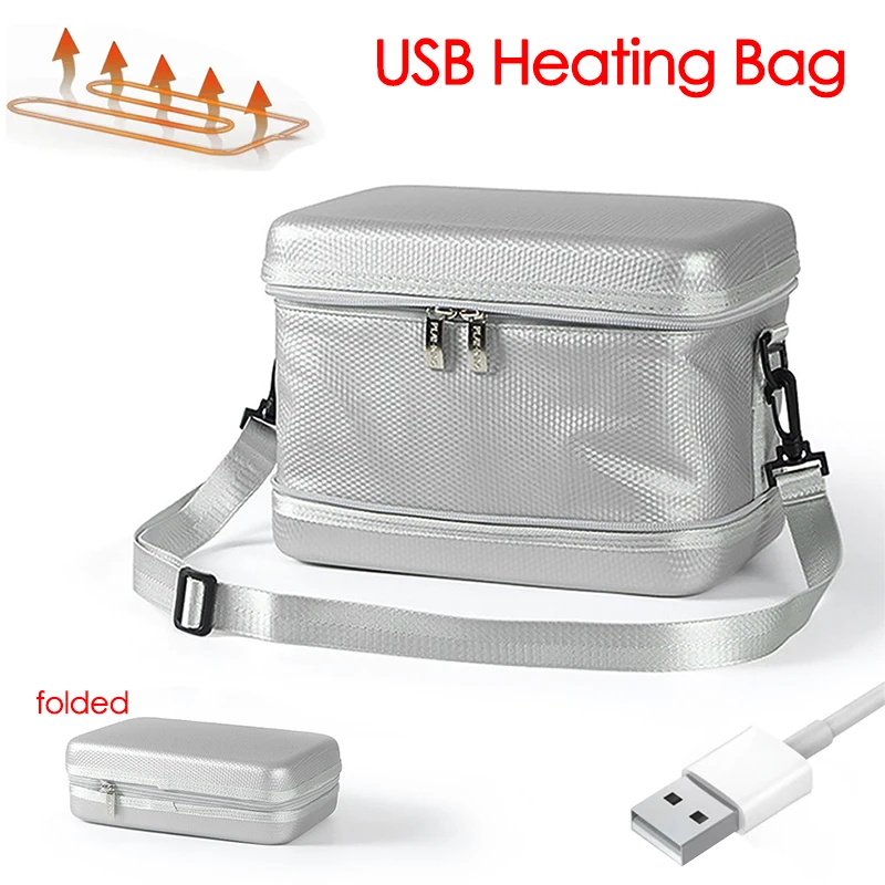 8.5L FoldedUSB Heating Food Warmer Tote Bag Electric Vehicle Lunch Cooler Bag Camping Picnic Lunch Heating Insulated bag
8.5L FoldedUSB Heating Food Warmer Tote Bag Electric Vehicle Lunch Cooler Bag Camping Picnic Lunch Heating Insulated bag
