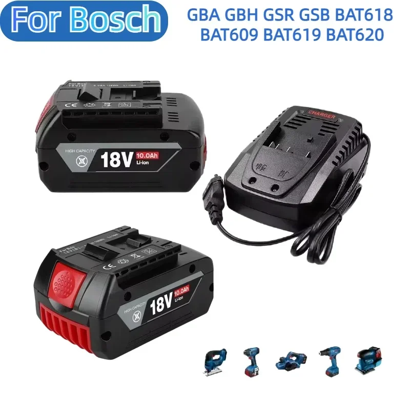 KC certified for Bosch Original 18V 10.0Ah Battery BAT609 BAT609G BAT618G BAT614 for Bosch 18V power tool battery replacement
KC certified for Bosch Original 18V 10.0Ah Battery BAT609 BAT609G BAT618G BAT614 for Bosch 18V power tool battery replacement