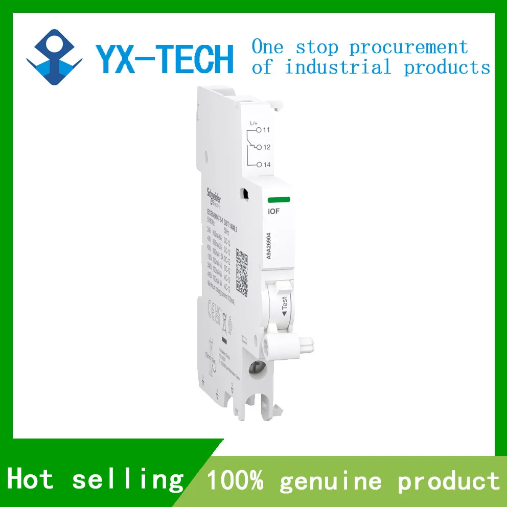 In stock Schneider A9N26946 MX Shunt Trip MX plus 1 OF 220-415Vac dc Action indicator
In stock Schneider A9N26946 MX Shunt Trip MX plus 1 OF 220-415Vac dc Action indicator
