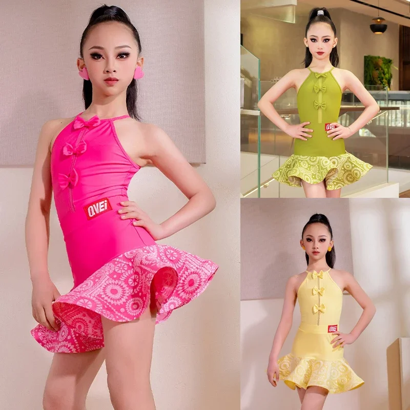 Summer Latin Dance Competition Costume Kids Professional Dancing Clothes Girls Latin Dance Dress Stage Training Wear
Summer Latin Dance Competition Costume Kids Professional Dancing Clothes Girls Latin Dance Dress Stage Training Wear