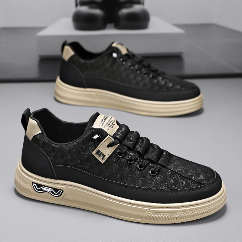 Men's Slip-On Shoes 2025 New Autumn Casual Sports Flat Shoes Lightweight Soft Bottom Work Trendy Black round Toe Rubber Outsole
Men's Slip-On Shoes 2025 New Autumn Casual Sports Flat Shoes Lightweight Soft Bottom Work Trendy Black round Toe Rubber Outsole
