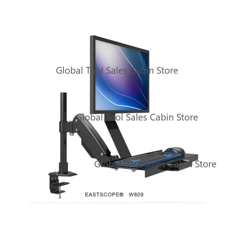 W809 Настольное крепление с полным движением, пружинный кронштейн, держатель для компьютерной клавиатуры, подставка для сидения, рабочая станция
W809 Настольное крепление с полным движением, пружинный кронштейн, держатель для компьютерной клавиатуры, подставка для сидения, рабочая станция