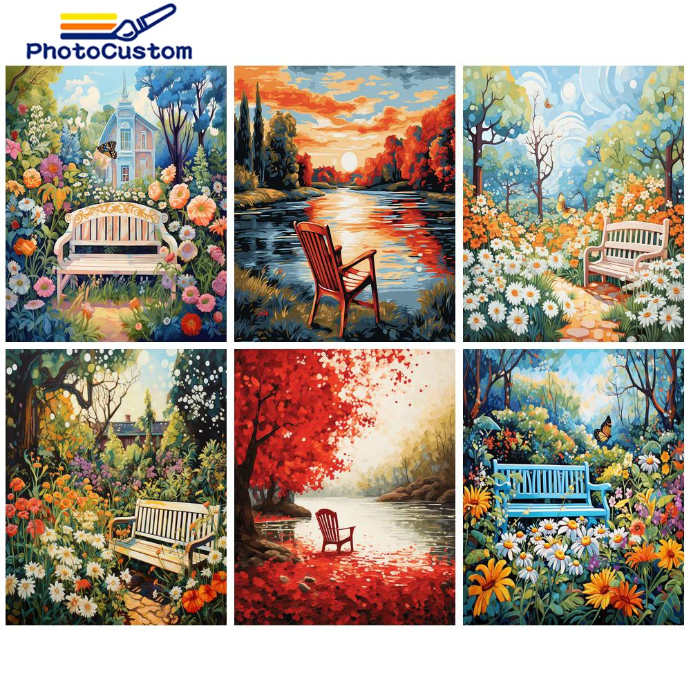 PhotoCustom Painting By Numbers Summer Landscape DIY Oil Wall Picture HandPainted Acrylic Paint Home Decor With Diy Frame Gift
PhotoCustom Painting By Numbers Summer Landscape DIY Oil Wall Picture HandPainted Acrylic Paint Home Decor With Diy Frame Gift