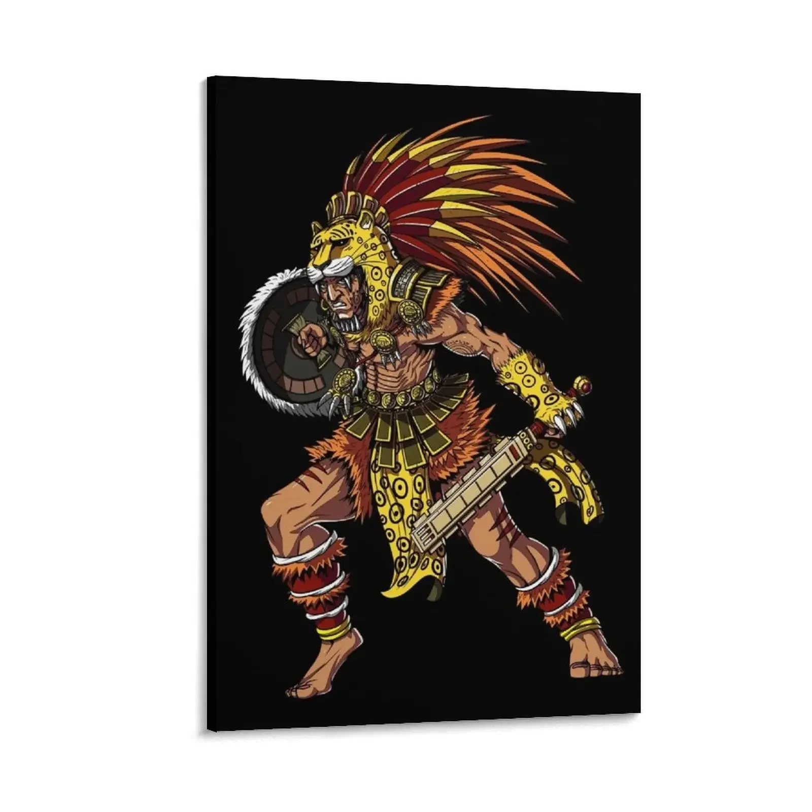 Aztec Jaguar Warrior Canvas Painting aesthetic room anime accessories for home decor Paintings for bedroom
Aztec Jaguar Warrior Canvas Painting aesthetic room anime accessories for home decor Paintings for bedroom