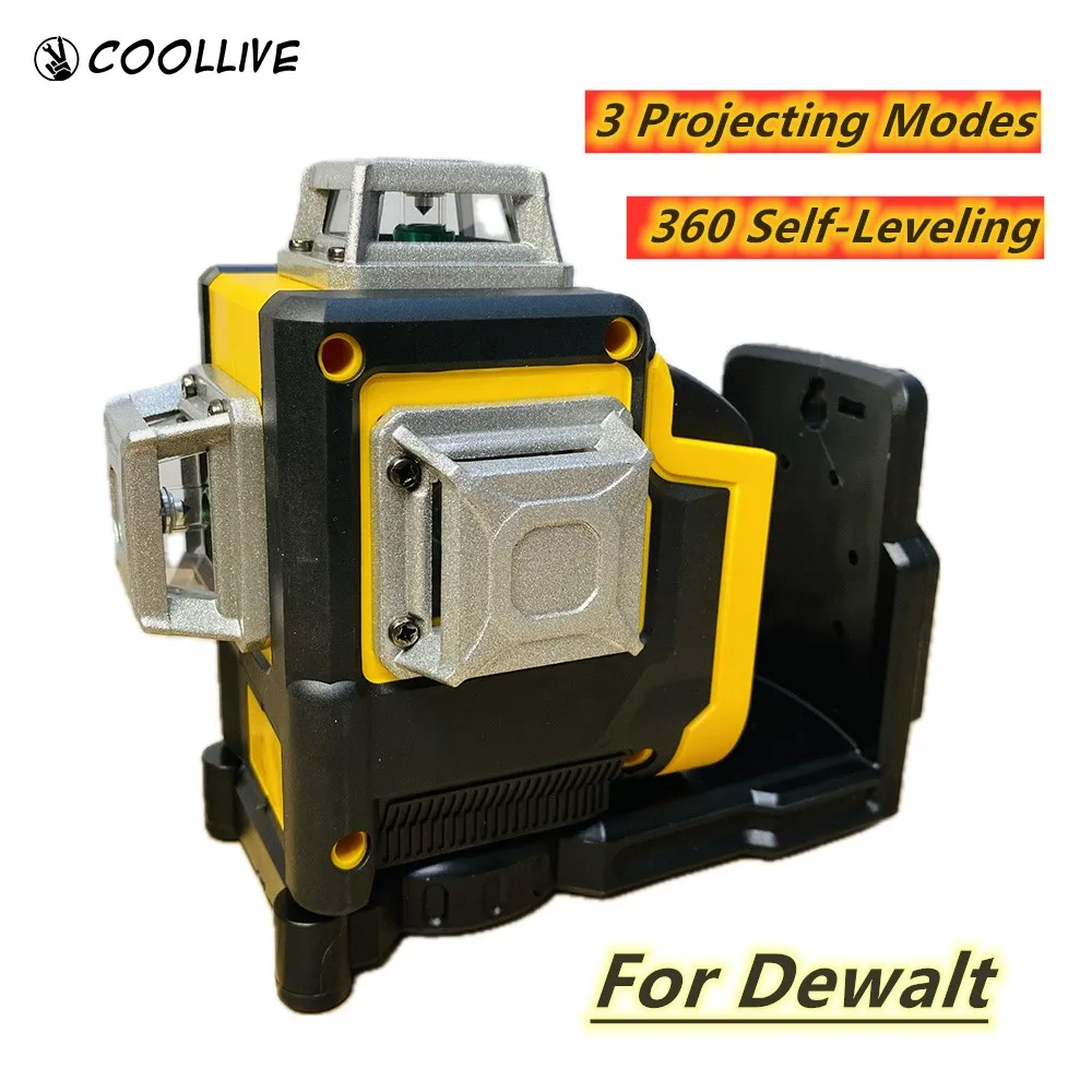 For Dewalt 20V 18V Battey Laser level 12 Line 3 Sides*360 Degree Vertical Self-Leveling Horizontal And Vertical Cross Line Tools
For Dewalt 20V 18V Battey Laser level 12 Line 3 Sides*360 Degree Vertical Self-Leveling Horizontal And Vertical Cross Line Tools