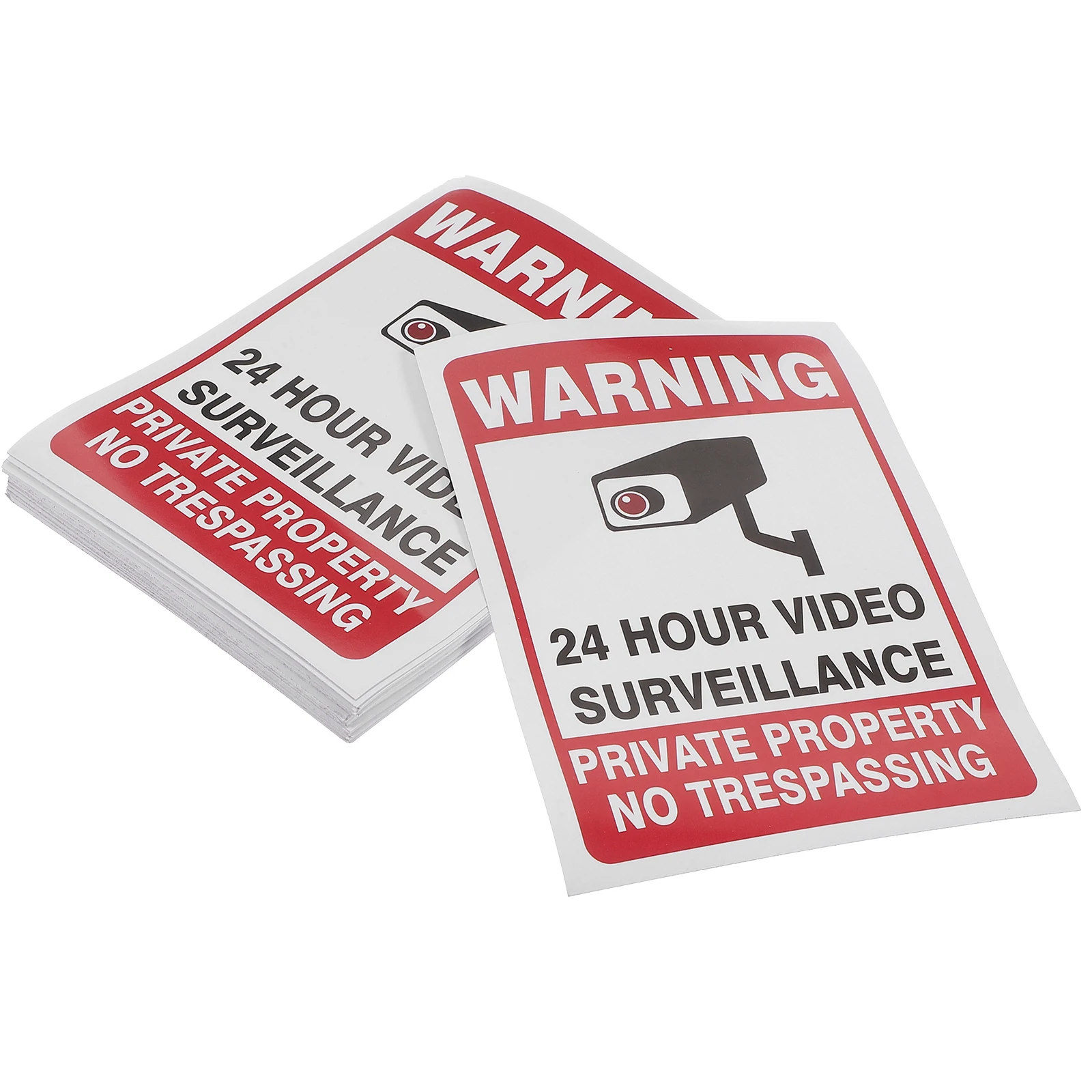 50 Sheets Security Camera Sign Sticker Warning Signs for Public Places Shopping Malls Hotels Remind Easy Use Paste
50 Sheets Security Camera Sign Sticker Warning Signs for Public Places Shopping Malls Hotels Remind Easy Use Paste
