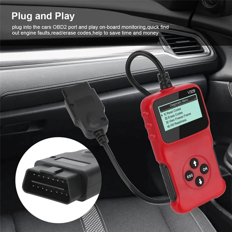 【Горячий】OBD2 OBDII V309 сканер автомобильных салфеток/сбросов считыватель кодов диагностический инструмент работает на большинстве 1996 года и новечных транспортных средств Dur
【Горячий】OBD2 OBDII V309 сканер автомобильных салфеток/сбросов считыватель кодов диагностический инструмент работает на большинстве 1996 года и новечных транспортных средств Dur
