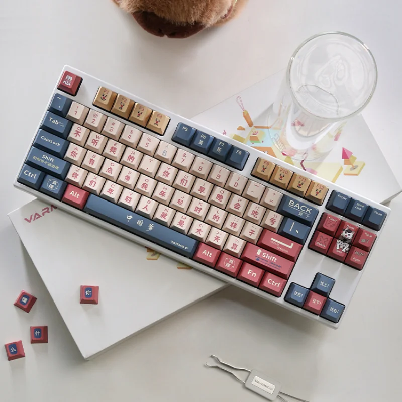 Creative Personality Keycaps Set PBT Sublimation Process Mechanical Keyboard Accessories 122Key Wear-resistant Oil-proof Key Cap
Creative Personality Keycaps Set PBT Sublimation Process Mechanical Keyboard Accessories 122Key Wear-resistant Oil-proof Key Cap