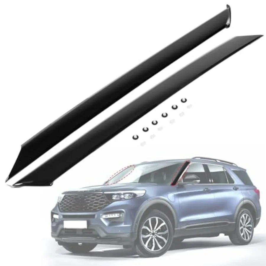 A-Pillar Windshield Molding Trim Kit Outer Trim Set for 2020-2025 Ford Explorer 4 Door Left Right Side Replacement in Black wit
A-Pillar Windshield Molding Trim Kit Outer Trim Set for 2020-2025 Ford Explorer 4 Door Left Right Side Replacement in Black wit