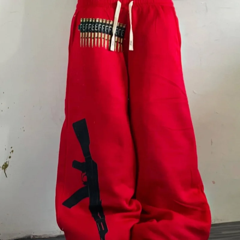 Брюки Y2K в уличном стиле, европейско-американский дизайн, с принтом, свободного кроя, с завышенной талией, повседневные, в стиле Ins
Брюки Y2K в уличном стиле, европейско-американский дизайн, с принтом, свободного кроя, с завышенной талией, повседневные, в стиле Ins