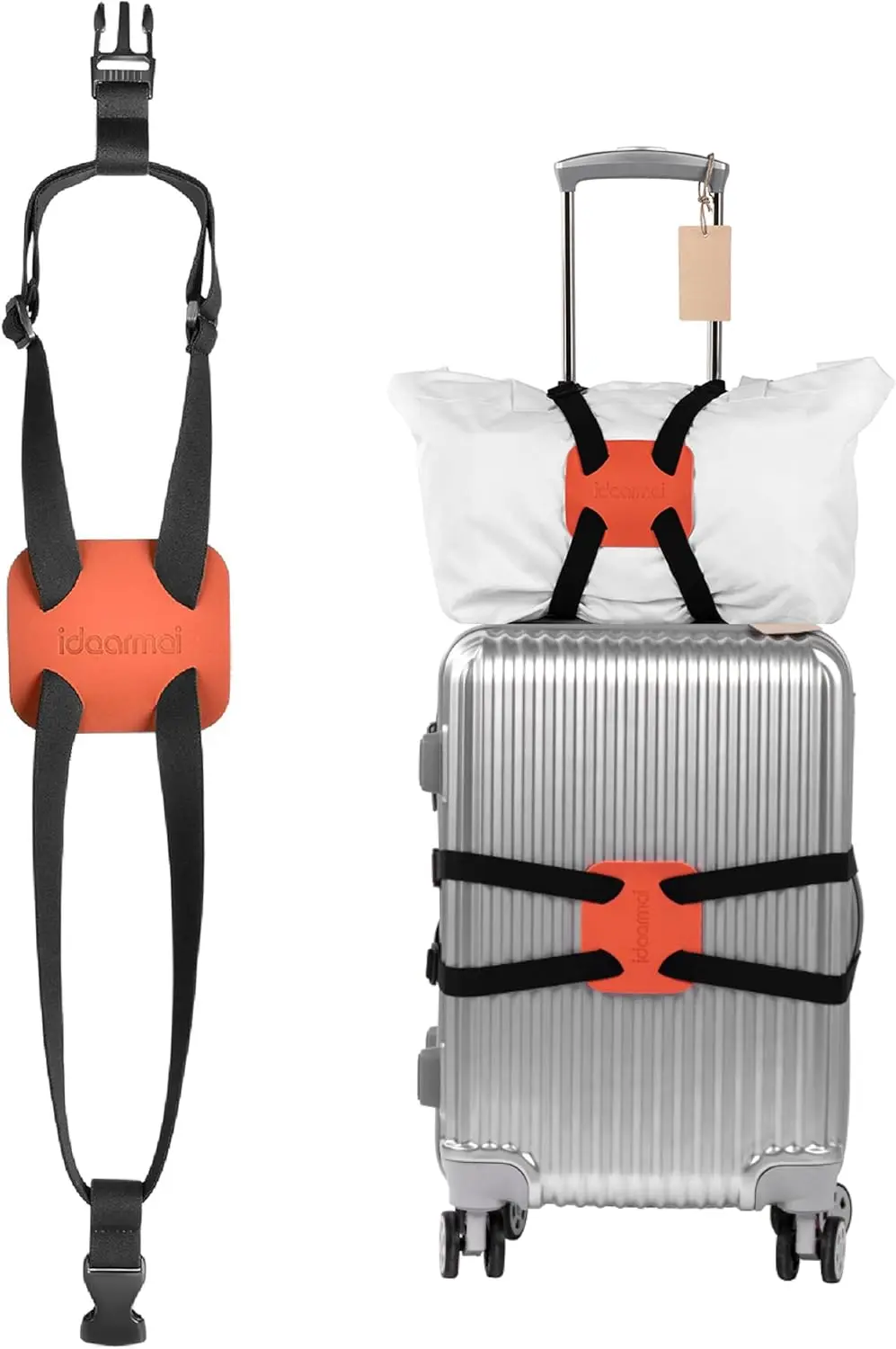 Adjustable Luggage Straps with Buckles for Travel Must Haves High Elastic Suitcase Belt Bungees Orange
Adjustable Luggage Straps with Buckles for Travel Must Haves High Elastic Suitcase Belt Bungees Orange
