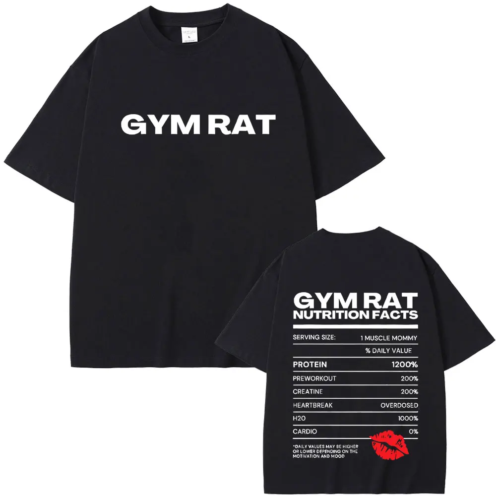 Funny Gym Fitness Rat Graphic T Shirts Men Women Fashion Casual Oversized T-shirt Summer Male Vintage Soft Cotton Short Sleeve
Funny Gym Fitness Rat Graphic T Shirts Men Women Fashion Casual Oversized T-shirt Summer Male Vintage Soft Cotton Short Sleeve
