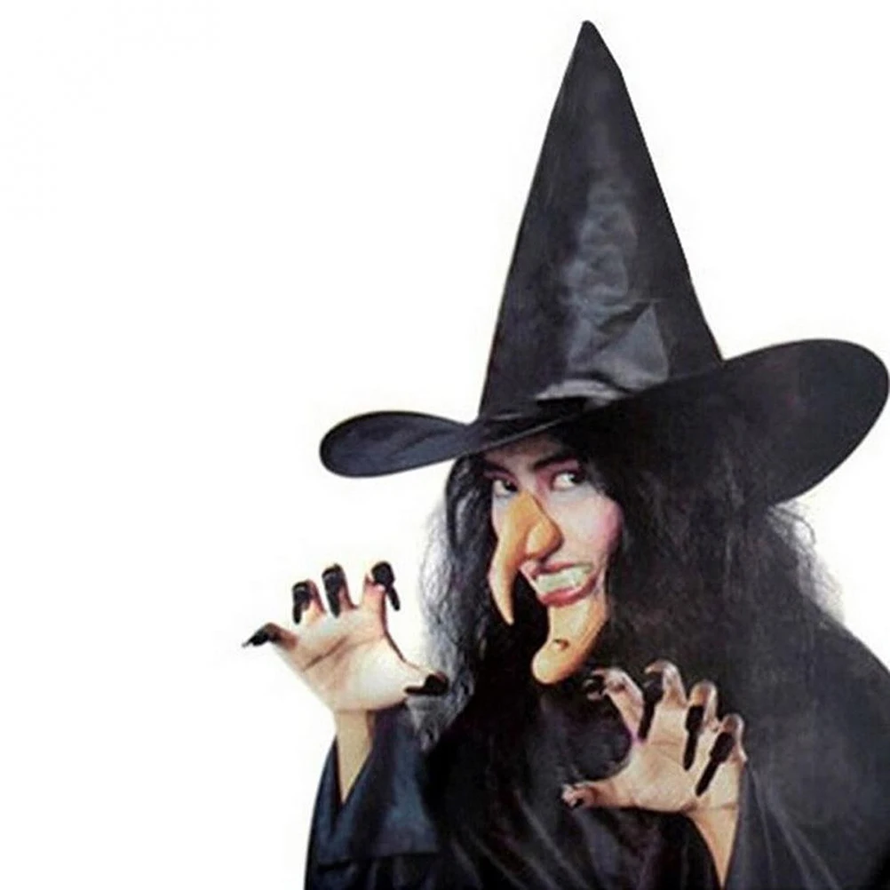 Witch Hat Set Cosplay Halloween Costume Chin Teeth Nails Prop Party Funny Props
Witch Hat Set Cosplay Halloween Costume Chin Teeth Nails Prop Party Funny Props