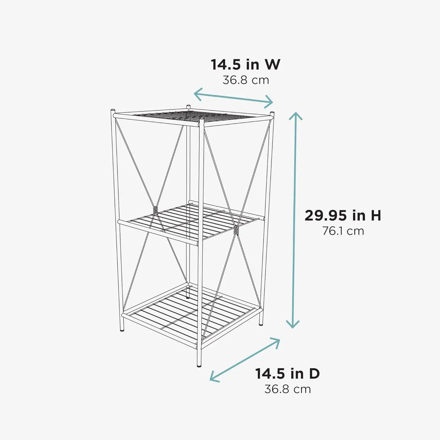 Floor Stand, 3 Shelves, For Bathroom, Bedroom, Utility Room Storage Rack, Cross-Style Design, Easy To Assemble, Black
Floor Stand, 3 Shelves, For Bathroom, Bedroom, Utility Room Storage Rack, Cross-Style Design, Easy To Assemble, Black