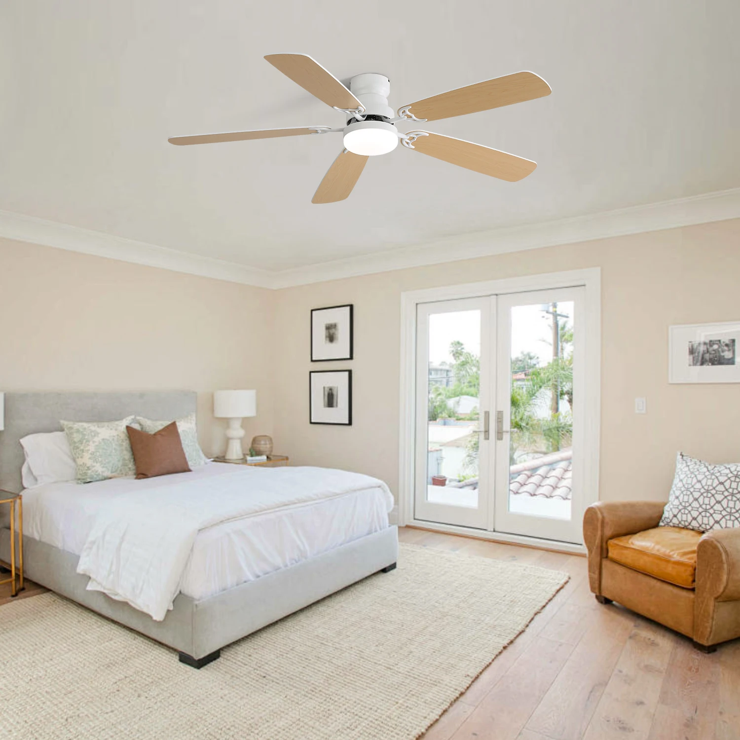indoor Modern 52 Inch Ceiling Fan, Dimmable 6 Speed Wind 5 Blades Remote Control Reversible DC Motor With Led Light, ceiling fan
indoor Modern 52 Inch Ceiling Fan, Dimmable 6 Speed Wind 5 Blades Remote Control Reversible DC Motor With Led Light, ceiling fan