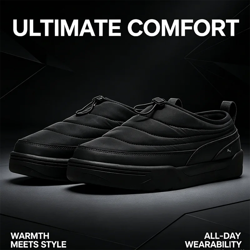 PUMA Park Unisex Winter Warm Slip-On Cotton Shoes Quilted Windproof Thick Sole Casual Walking Sneakers 397661-01
PUMA Park Unisex Winter Warm Slip-On Cotton Shoes Quilted Windproof Thick Sole Casual Walking Sneakers 397661-01