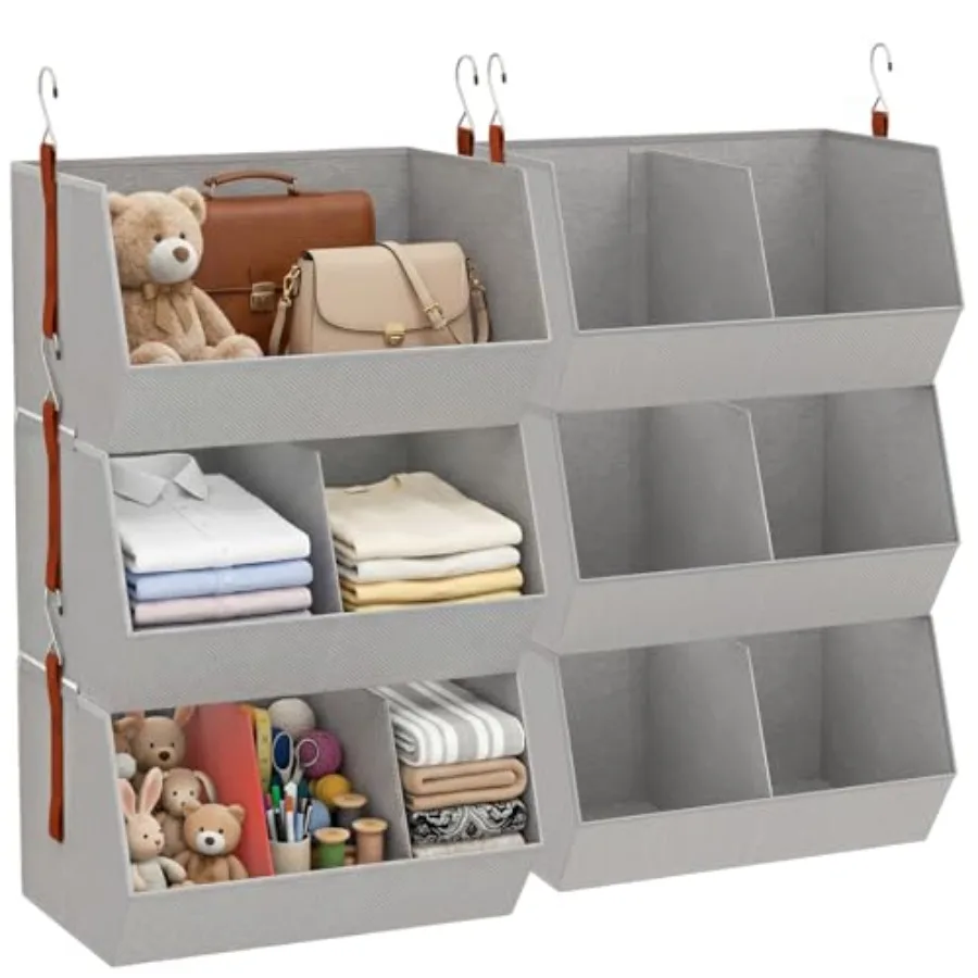 3-Tier Hanging Closet Organizer, Extra Large Fabric Closet Shelves with Zipper, Foldable Closet Storage Organizer for Clothes,
3-Tier Hanging Closet Organizer, Extra Large Fabric Closet Shelves with Zipper, Foldable Closet Storage Organizer for Clothes,