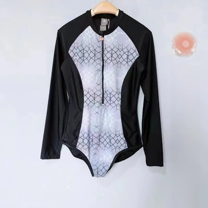 Surfing One-Piece Swimsuit Women's e Long Sve Sun Protection Slimming Latex Patch Qui Dry Profional Sle
Surfing One-Piece Swimsuit Women's e Long Sve Sun Protection Slimming Latex Patch Qui Dry Profional Sle