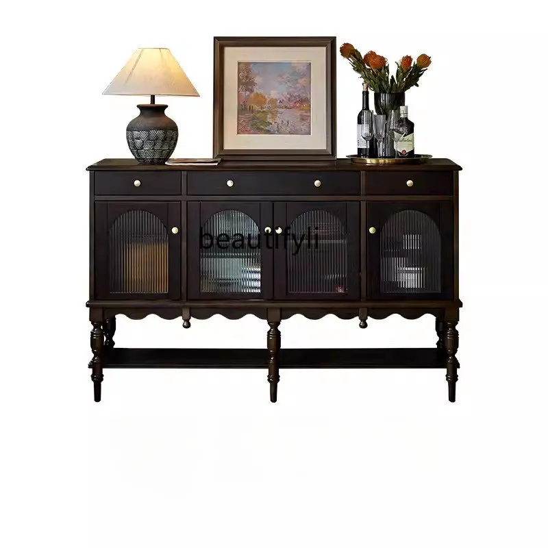 American Retro Solid Wood Kitchen Sideboard Cabinet Hallway Living Room Entrance Locker storage cabinet
American Retro Solid Wood Kitchen Sideboard Cabinet Hallway Living Room Entrance Locker storage cabinet