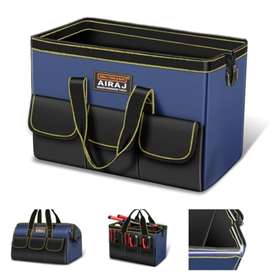 16 Inch Tool Bag, Wide Mouth Tool Bags for Men, Tools Organizer for Home Repairs, Garage Storage, Professional Work, Portable S
16 Inch Tool Bag, Wide Mouth Tool Bags for Men, Tools Organizer for Home Repairs, Garage Storage, Professional Work, Portable S