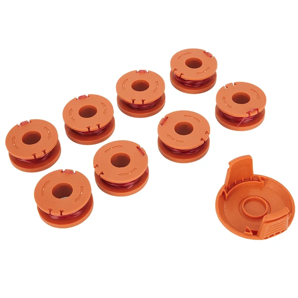 8+1PCS Trimmer Spool Line Accessories For Worx WG154 Replacement WG155 WG163 WG175 WG180 High Quality Portable
8+1PCS Trimmer Spool Line Accessories For Worx WG154 Replacement WG155 WG163 WG175 WG180 High Quality Portable