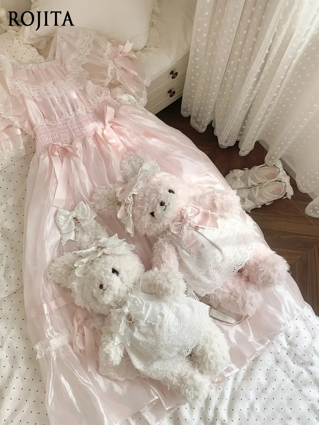 Sweet Lolita Bunny Plush Backpack Japanese-style Cute Plush Bag 2026 New Sweet Girl Kawaii Bow Lolita Lace Backpack
Sweet Lolita Bunny Plush Backpack Japanese-style Cute Plush Bag 2026 New Sweet Girl Kawaii Bow Lolita Lace Backpack