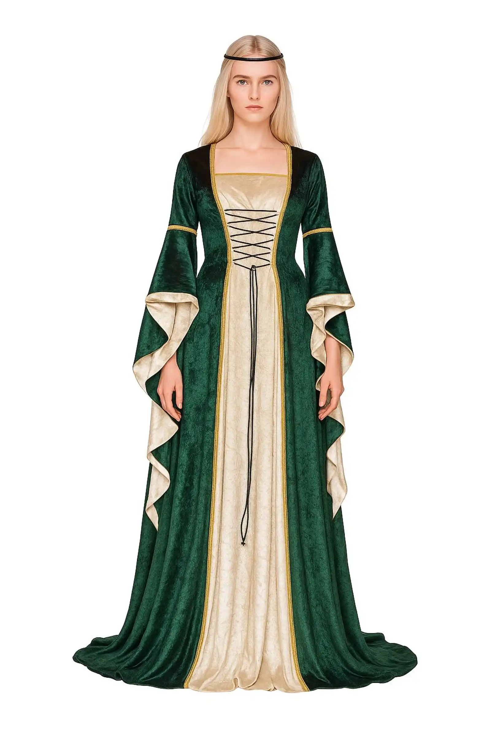 Velvet Renaissance Dress Gothic Medieval Gown Cosplay Costume
Velvet Renaissance Dress Gothic Medieval Gown Cosplay Costume