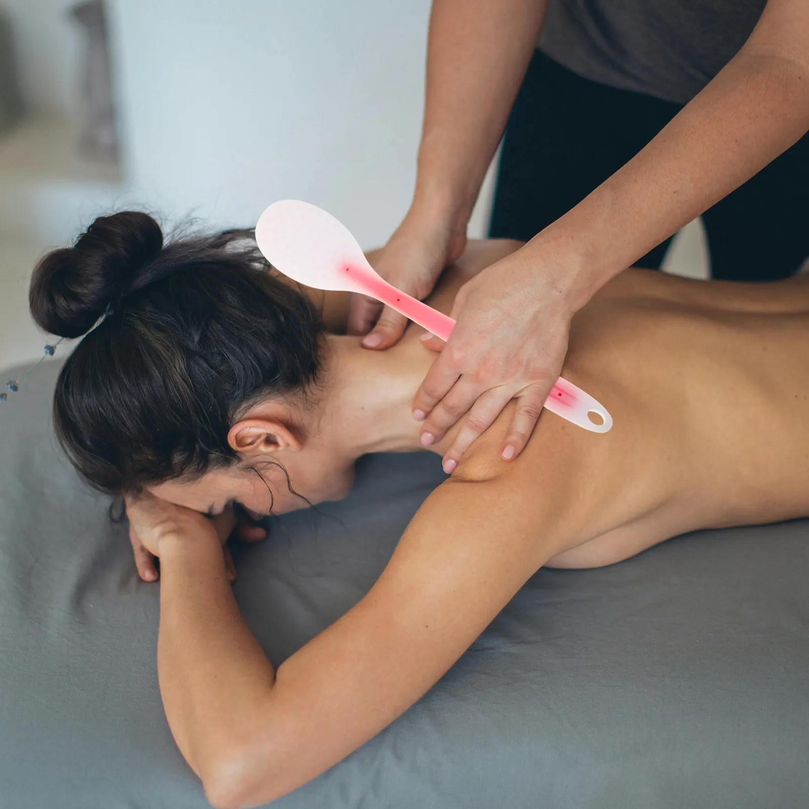 Набор из 2 силиконовых массажных палочек с удлиненной ручкой для точечного массажа всего тела, простой в использовании, для домашнего применения
Набор из 2 силиконовых массажных палочек с удлиненной ручкой для точечного массажа всего тела, простой в использовании, для домашнего применения