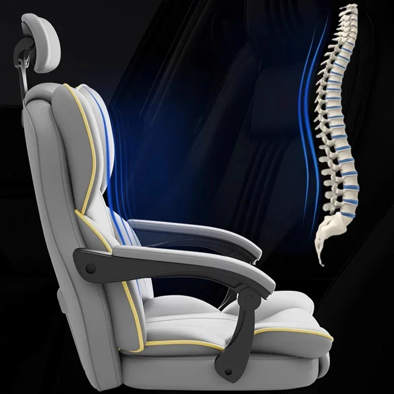 Кожаные эргономичные офисные стулья, кресло для ленивого парикмахера, офисные стулья на колесиках, напольная спальня, Silla De Oficina, римская мебель 
Кожаные эргономичные офисные стулья, кресло для ленивого парикмахера, офисные стулья на колесиках, напольная спальня, Silla De Oficina, римская мебель