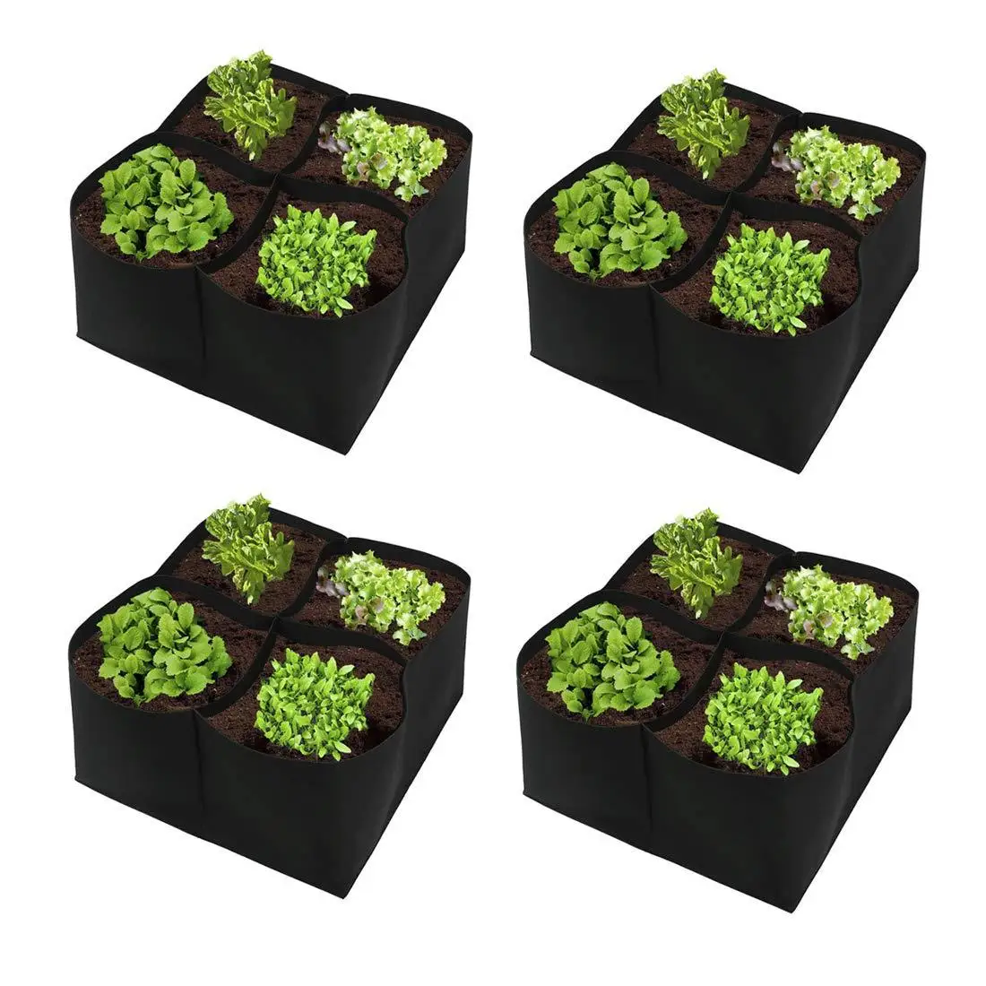 Garden Raised Planting Bed 4/8 Grids Vegetable Planting Bag Reusable Square Large Capacity Garden Potato Planters Container
Garden Raised Planting Bed 4/8 Grids Vegetable Planting Bag Reusable Square Large Capacity Garden Potato Planters Container