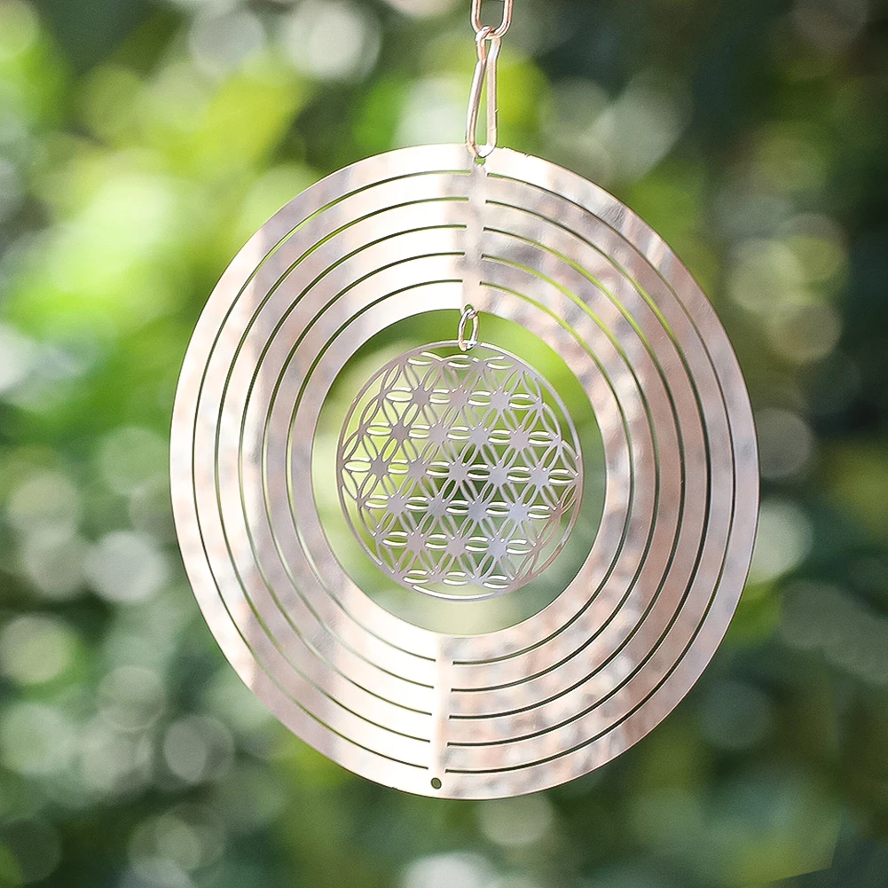 Whirligigs Wind Spinner Round Pattern Suncatcher Prism Kinetic Hanging Wind Catcher Sculptures Rainbow Maker Garden Window Decor
Whirligigs Wind Spinner Round Pattern Suncatcher Prism Kinetic Hanging Wind Catcher Sculptures Rainbow Maker Garden Window Decor
