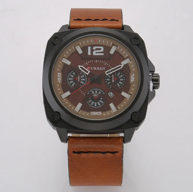 Calendar Men's Watch Waterproof Leather Quartz Watch Fashion Business Multifunctional Quartz Leather Watch
Calendar Men's Watch Waterproof Leather Quartz Watch Fashion Business Multifunctional Quartz Leather Watch