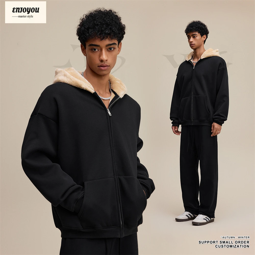ENJOYOU зимние тяжелые мужские толстовки на молнии 560 г/м2, унисекс, большие толстые теплые флисовые пальто с капюшоном на молнии HY1144
ENJOYOU зимние тяжелые мужские толстовки на молнии 560 г/м2, унисекс, большие толстые теплые флисовые пальто с капюшоном на молнии HY1144