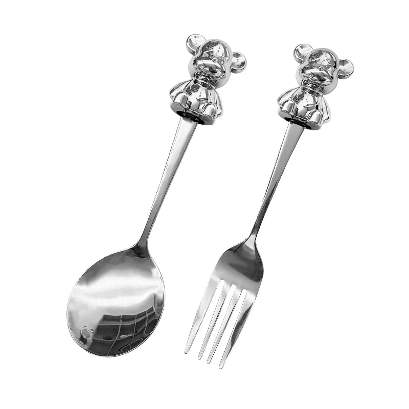 100Pcs Creative Stainless Steel Spoon Little Bear Cartoon Stainless Steel Fork High Beauty Household Stainless Steel Spoon Fork
100Pcs Creative Stainless Steel Spoon Little Bear Cartoon Stainless Steel Fork High Beauty Household Stainless Steel Spoon Fork