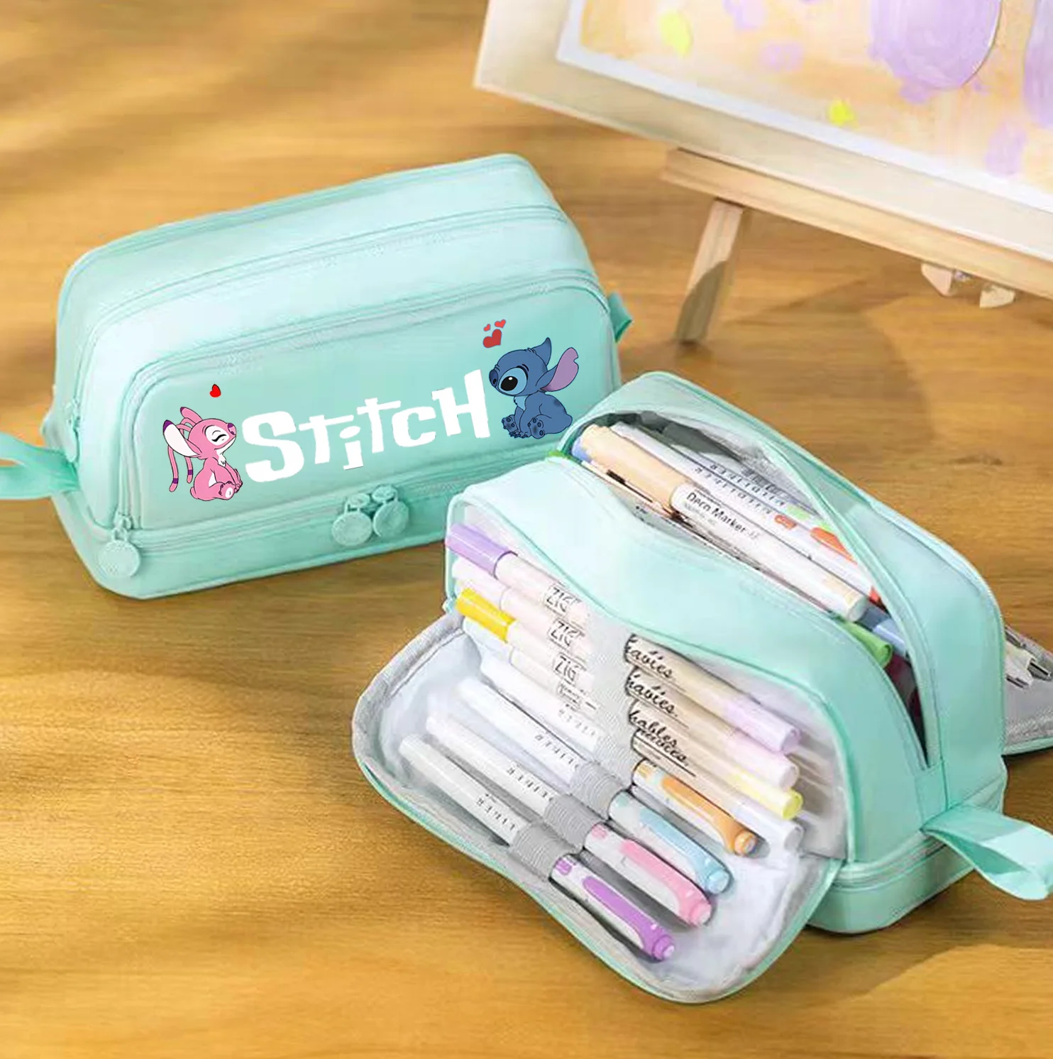 STITCH Pencil Case Large Capacity Stationery Case Durable Oxford Cloth Portable Organizer for School Office University Supplies
STITCH Pencil Case Large Capacity Stationery Case Durable Oxford Cloth Portable Organizer for School Office University Supplies