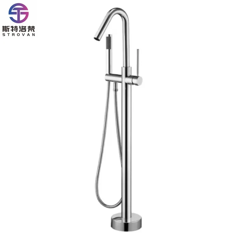 Polished Brass Floor-standing Bathtub Shower Faucet Mixer Rain Spray Ceramic Valve Core
Polished Brass Floor-standing Bathtub Shower Faucet Mixer Rain Spray Ceramic Valve Core
