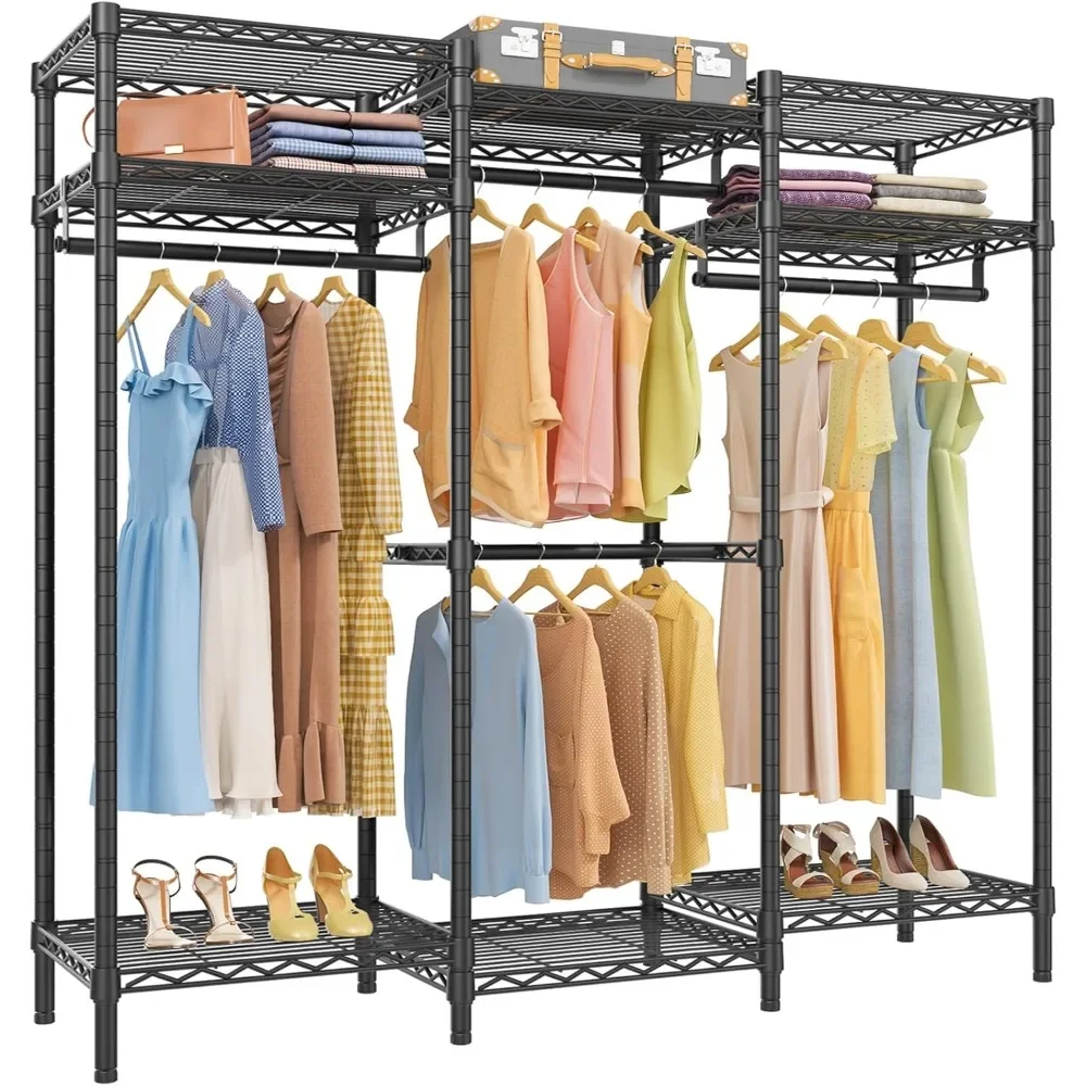 Garment Rack Bedroom Armoires Freestanding Closet Organizer, Portable Wardrobe Closet Heavy Duty Clothing Rack
Garment Rack Bedroom Armoires Freestanding Closet Organizer, Portable Wardrobe Closet Heavy Duty Clothing Rack