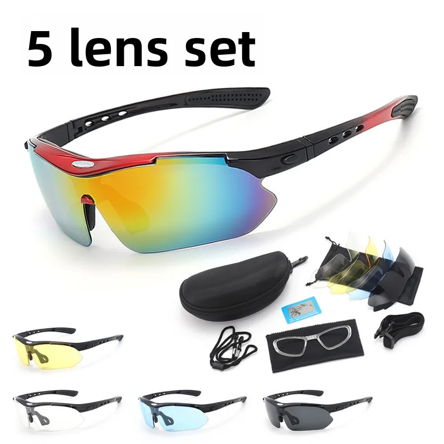 New 5 Lens Set Polarized Tactical Goggles Men Outdoor Sports Windproof Dustproof Climbing Glasses Safety Protective Glasses
New 5 Lens Set Polarized Tactical Goggles Men Outdoor Sports Windproof Dustproof Climbing Glasses Safety Protective Glasses