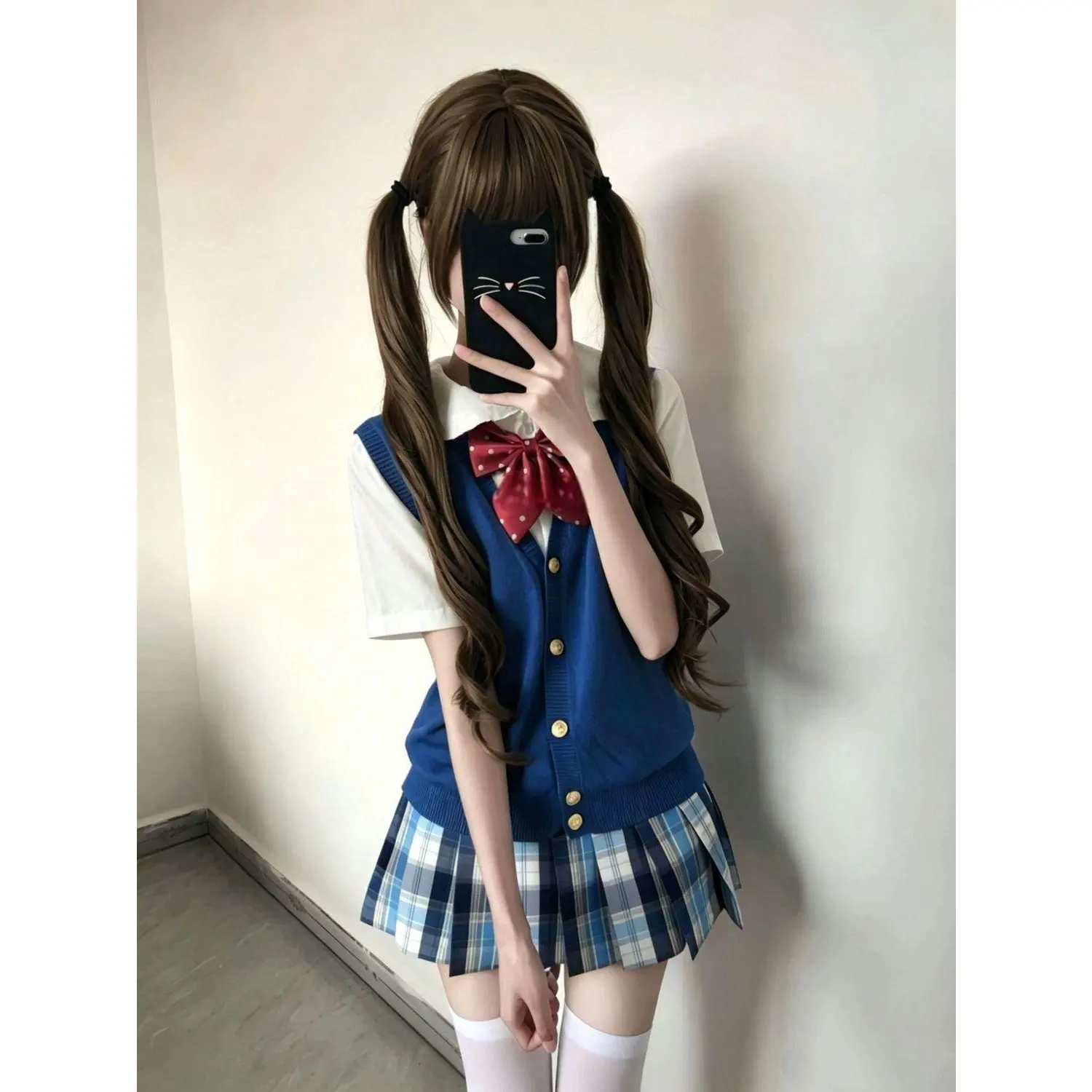 plus Size JK Uniform Bubble Water Checkered Skirt Set Sweet School Style Half-length Pleated Skirt Casual Fashion for Women
plus Size JK Uniform Bubble Water Checkered Skirt Set Sweet School Style Half-length Pleated Skirt Casual Fashion for Women
