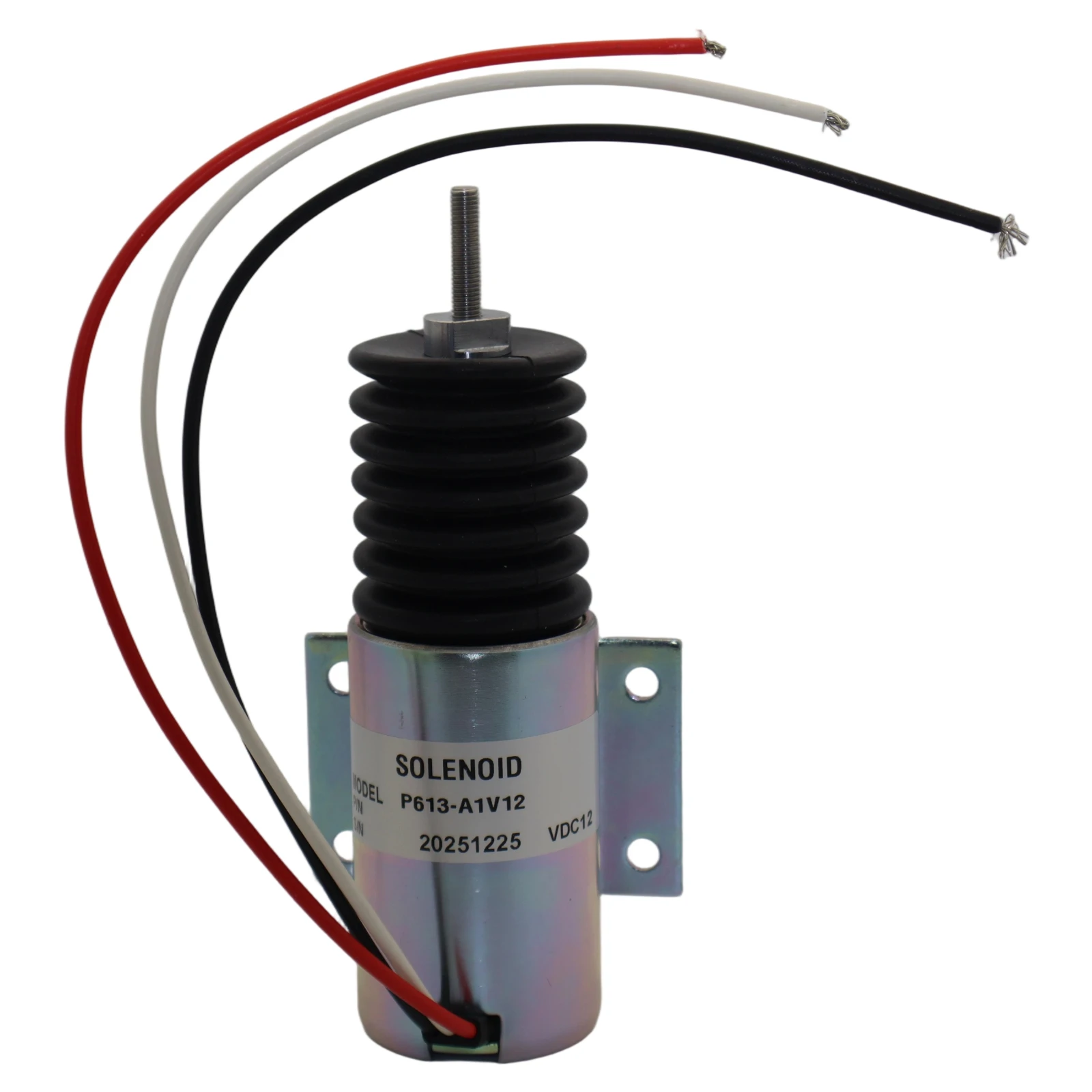 P613-A1V12 12V Pull Solenoid Compatible for Trombetta Engine 3 Terminals
P613-A1V12 12V Pull Solenoid Compatible for Trombetta Engine 3 Terminals