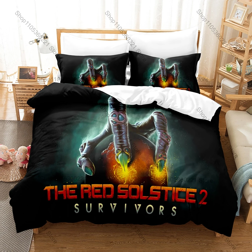 Game Red Solstice Bedding Set Duvet Cover + 2 Pillowcases Sci-Fi Monster Graphic Bed Linens
Game Red Solstice Bedding Set Duvet Cover + 2 Pillowcases Sci-Fi Monster Graphic Bed Linens