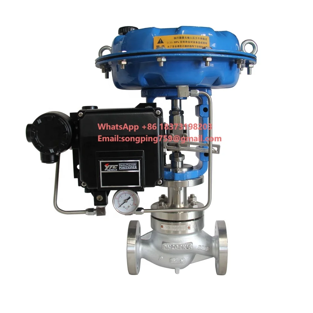 Water Diaphragm Control Valve 4 20mA Blue Dresser Heavy Duty Pneumatic Control Valves
Water Diaphragm Control Valve 4 20mA Blue Dresser Heavy Duty Pneumatic Control Valves