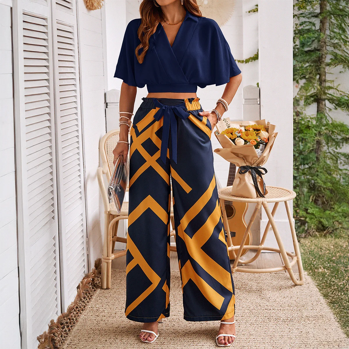 2 Piece Women Sets New Arrival Plus Size Summer Matching Sets Print Two Pieces Sets Top And Pants Suits Outfits Clothing
2 Piece Women Sets New Arrival Plus Size Summer Matching Sets Print Two Pieces Sets Top And Pants Suits Outfits Clothing