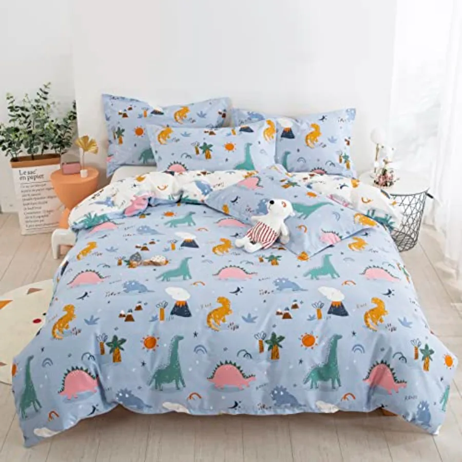 Duvet Cover Set 100% Cotton White Reversible Bedding Set for Boys Girls 2 Pieces Ultra Soft Breathable Comforter Cover Set 1 Du
Duvet Cover Set 100% Cotton White Reversible Bedding Set for Boys Girls 2 Pieces Ultra Soft Breathable Comforter Cover Set 1 Du