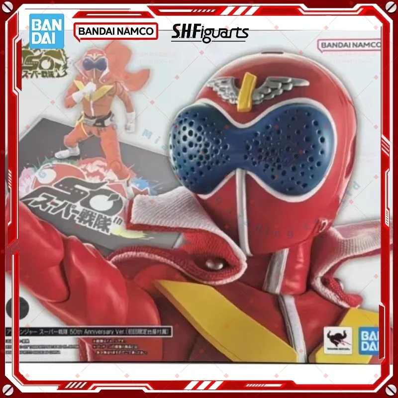Bandai Original In shock SHF Red Ranger Super Sentai 50th Anniversary Edition Figure Finished Model KIT Anime full Action Toy
Bandai Original In shock SHF Red Ranger Super Sentai 50th Anniversary Edition Figure Finished Model KIT Anime full Action Toy